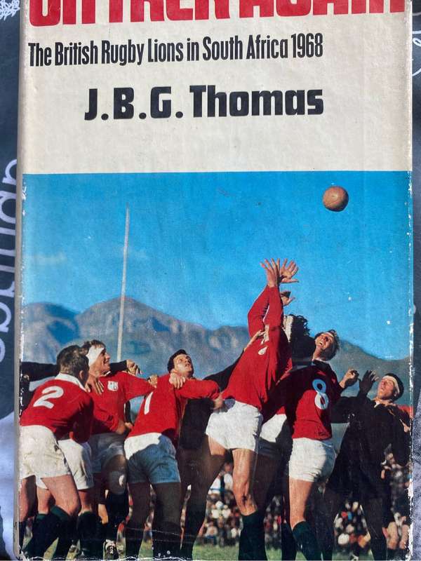 Rugby book - On Trek Again - JBG Thomas