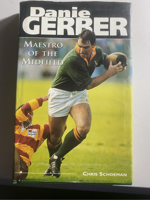 Rugby book : Danie Gerber - Maestro of the Midfield