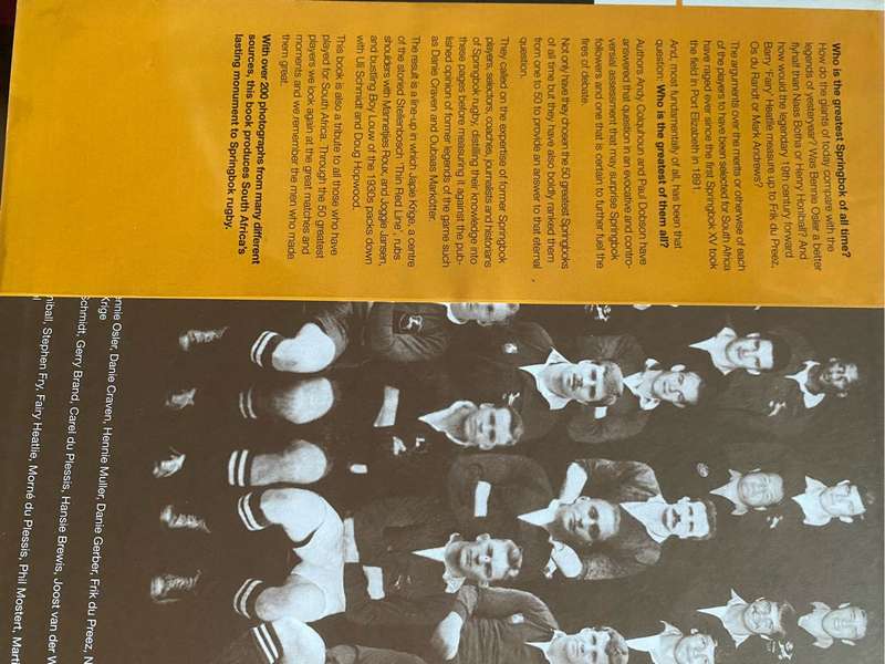 Rugby book - The Chosen