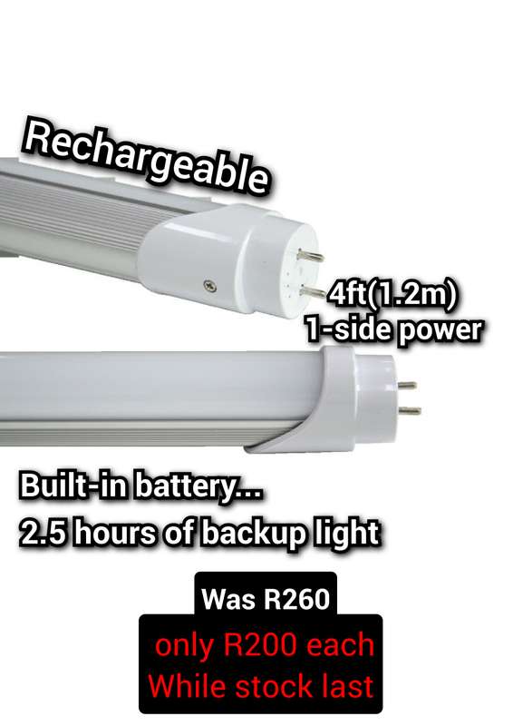 4ft(1.2 m) rechargeable led tube 220v/1-side power