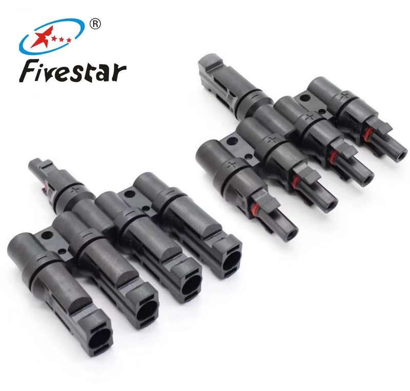 MC4 Solar PV Connnector 4-1 T Branch