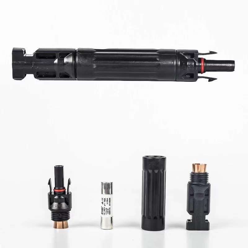 Solar PV inline fuse connector plus 10A fuse
