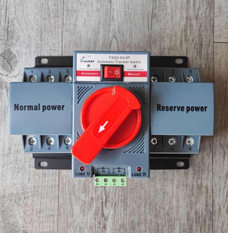 Fivestar 3 phase automatic changeover switch