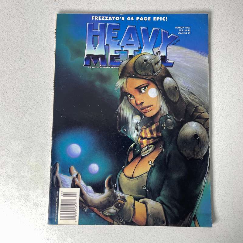 Heavy Metal Comic Book March 1997