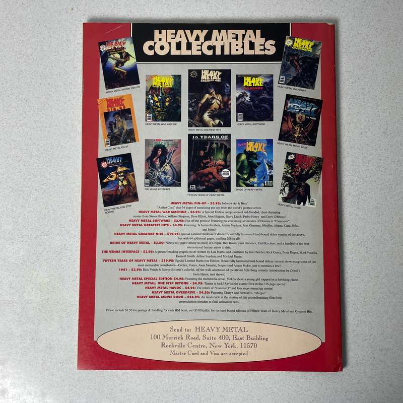 Heavy Metal Comic Book March 1997
