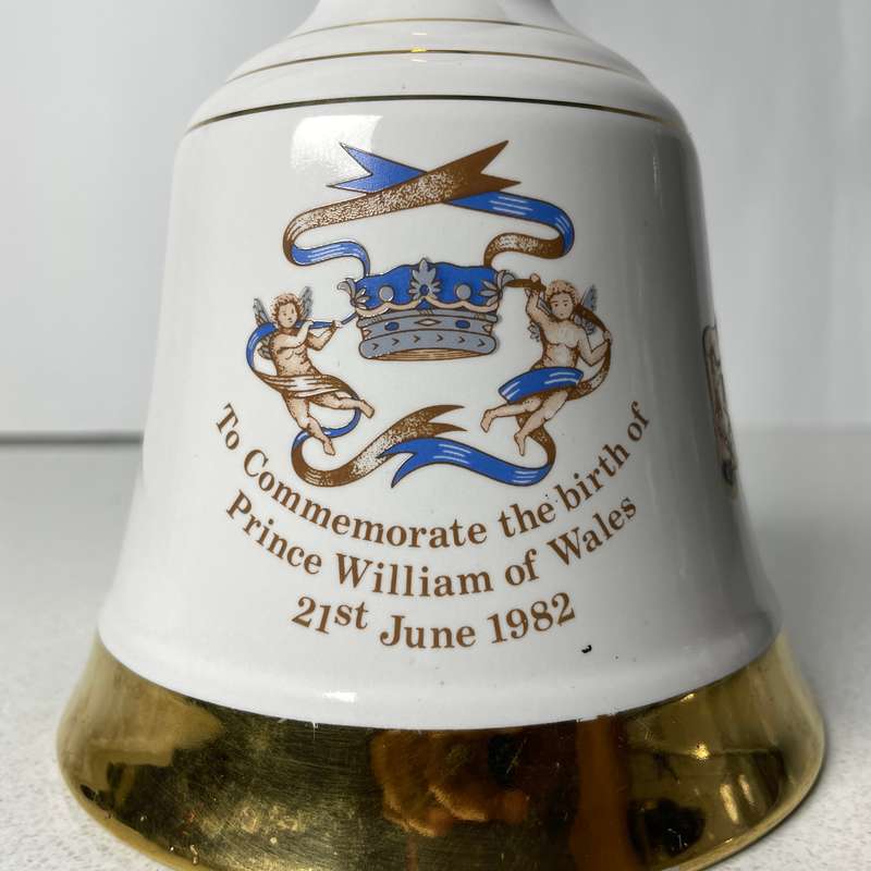 Vintage Bell`s Commemorate the Birth of Prince William Decanter