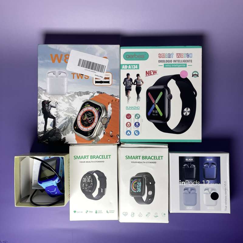 Lot of 5 Smart Watches