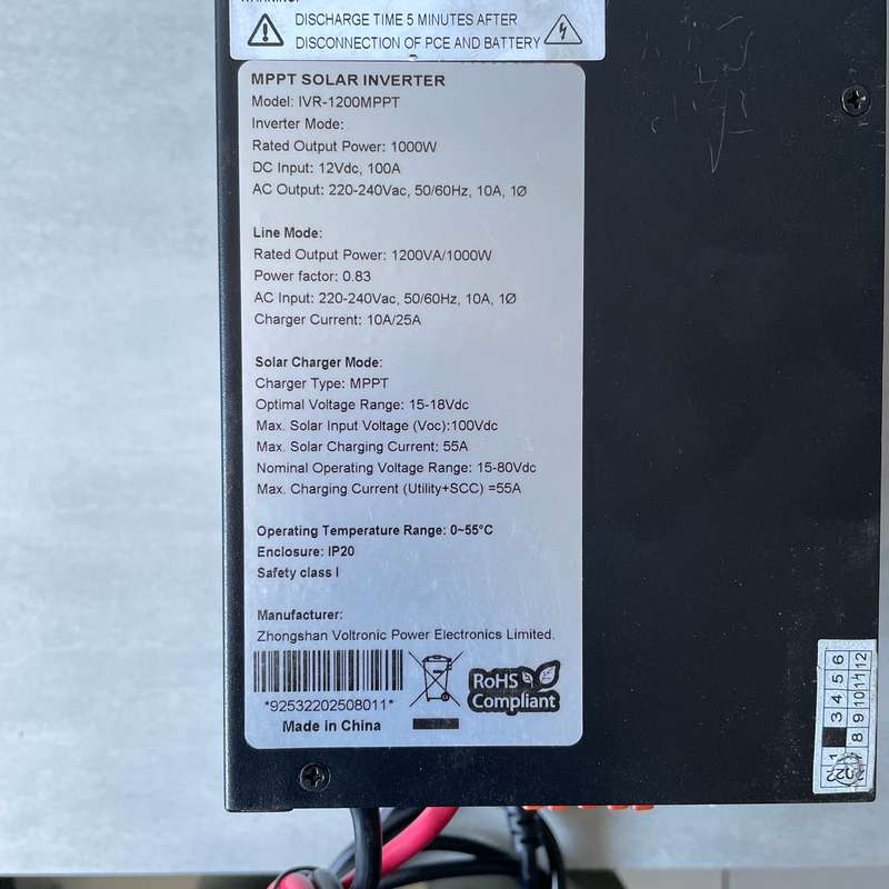 Mecer 1200VA Inverter (Faulty)