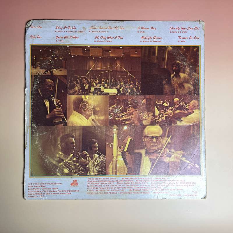 Barry White - Love Unlimited Orchestra LP