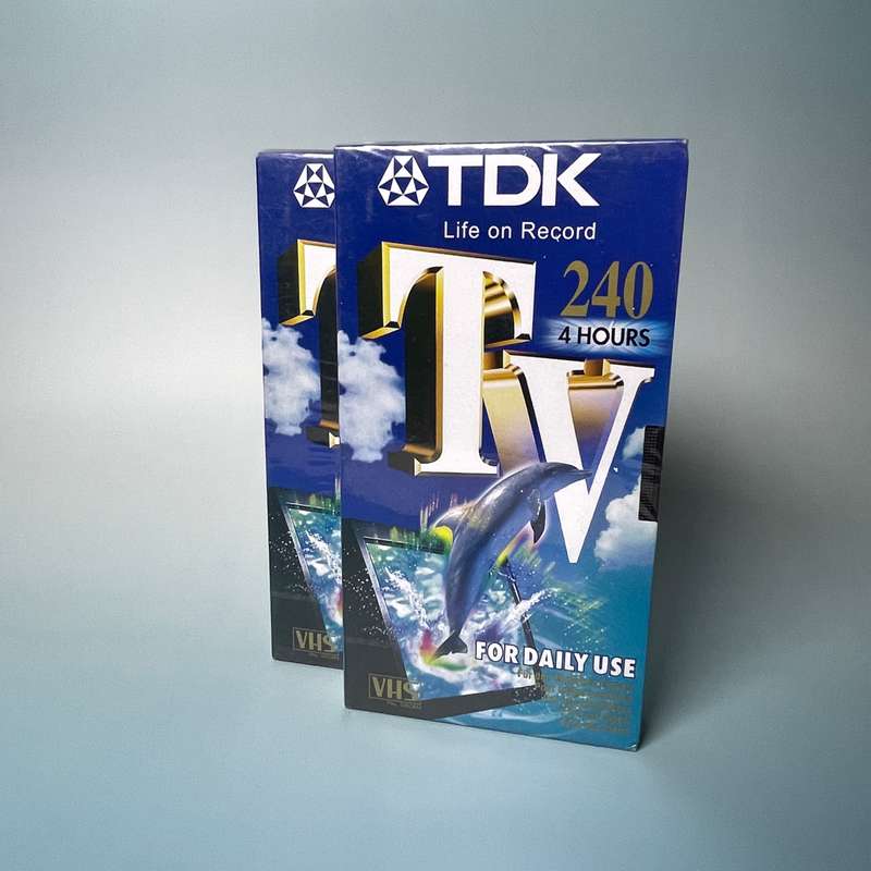 TDK Blank VHS Tapes (Sealed)