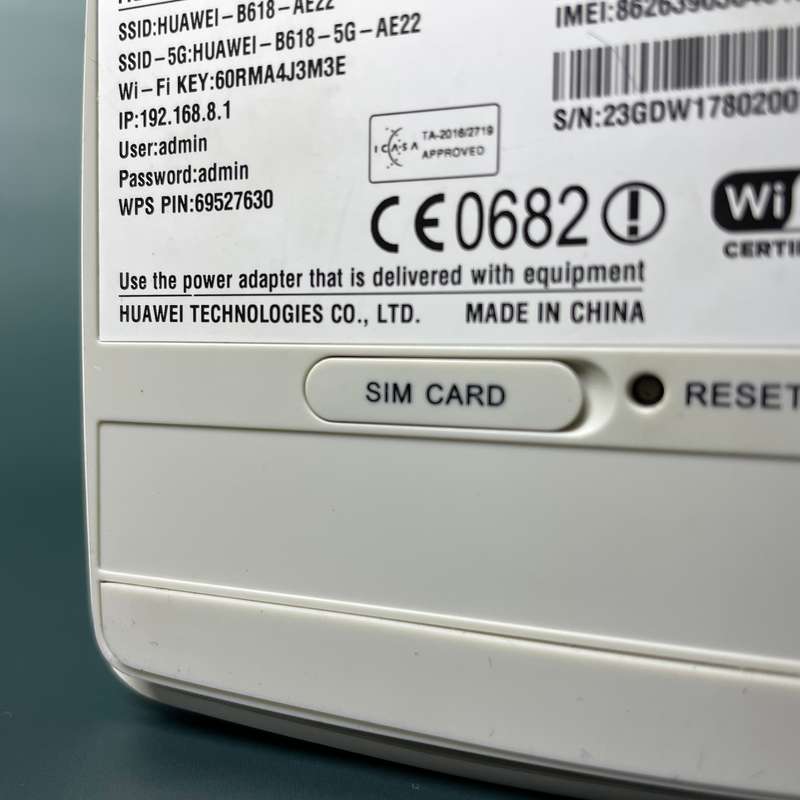 Huawei Wifi Sim Card Router Faulty