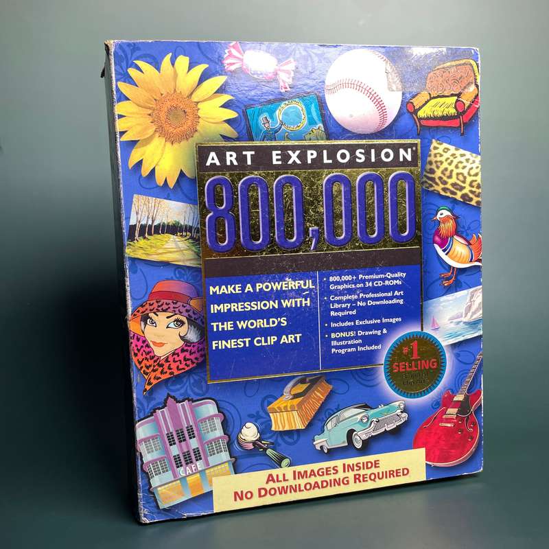 Art Explosion 8000 Clip Art CD sett