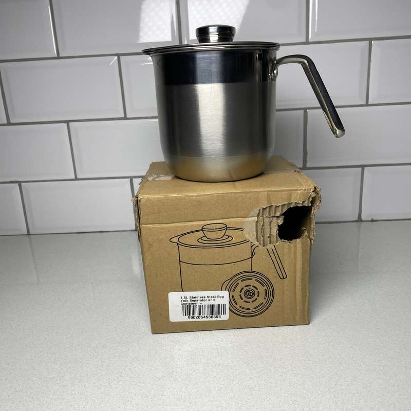 Stainless steel egg separator 1.5L