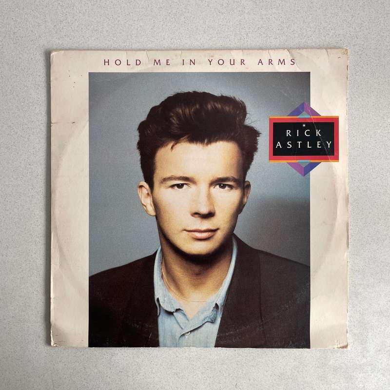 Rick Astley Hold me in your arms LP Record Vinyl