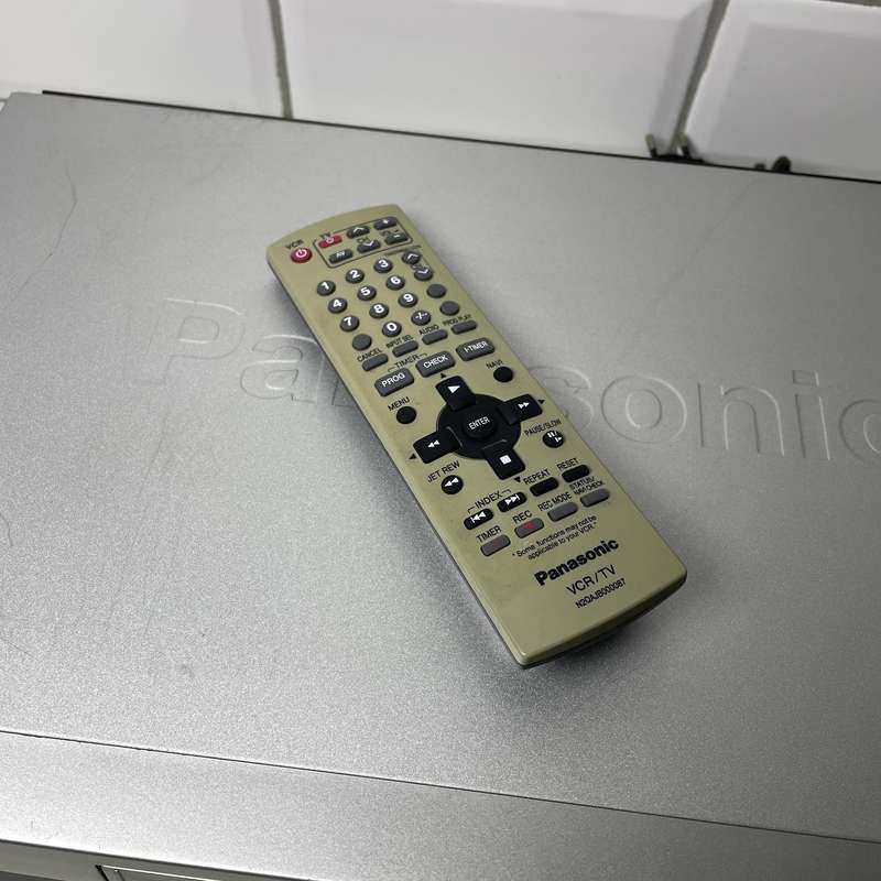 Panasonic VHS VCR Player with Remote