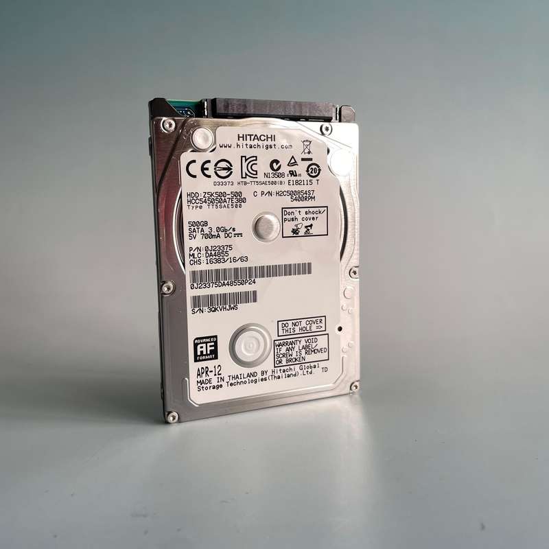Hitachi 500GB Laptop Hard Drive