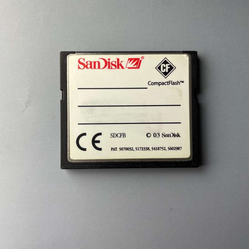 SanDisk 512MB Compact Flash Memory Card