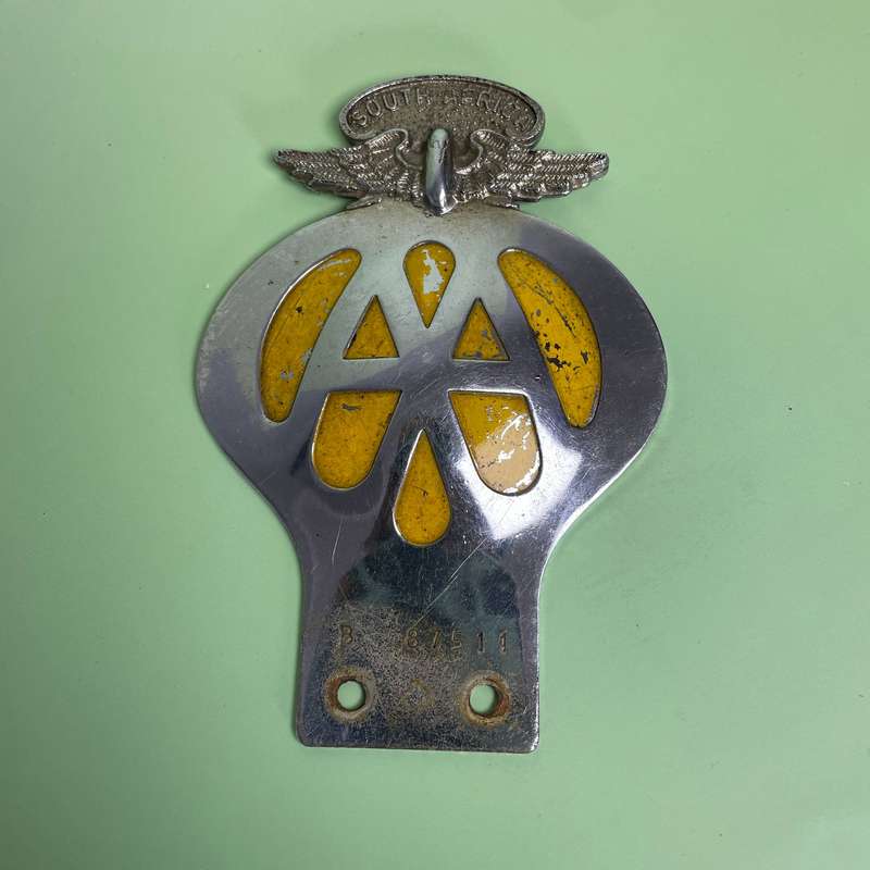 Vintage AA South Africa Badge