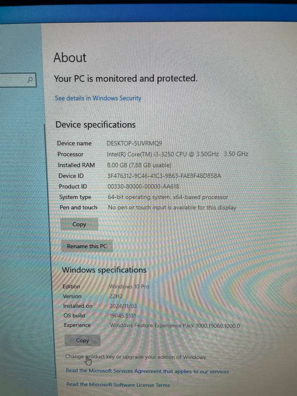 i3 Desktop PC
