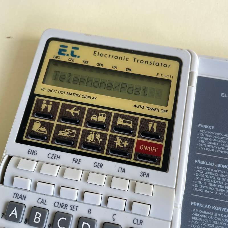 Vintage Electronic Translator