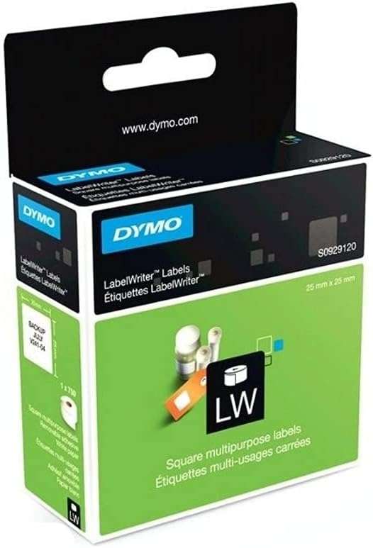 DYMO Label Maker Square Label 25x25mm