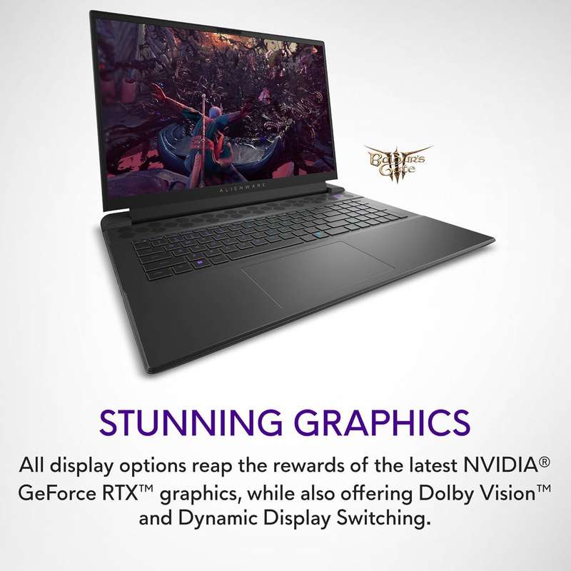 Alienware M18 R2 Gaming 18 QHD+ 165Hz 3ms Intel Core i9-14900HX 32GB DDR5 RAM 1TB SSD NVIDIA GeForce
