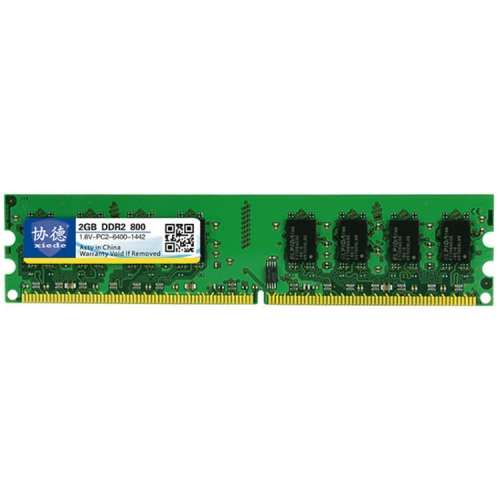 DDR2 UDIMM RAM Memory Modules for Desktops, DDR2-800, PC2-6400, 2Rx8, 1.8 V, CL6