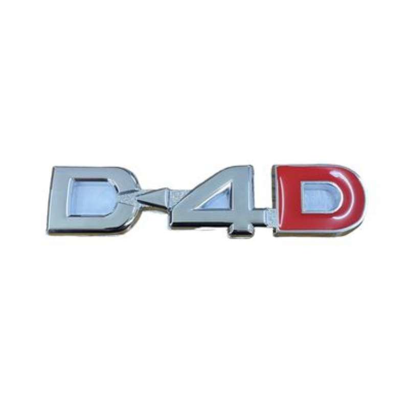 D-4D Badge  Red- Set of 2