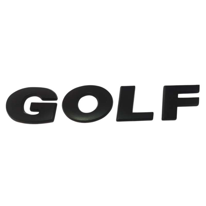 Golf Badge Black Old School Design
