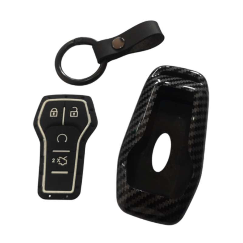 Aluminum Carbon Look Ranger T9 Keyring & Key Cover