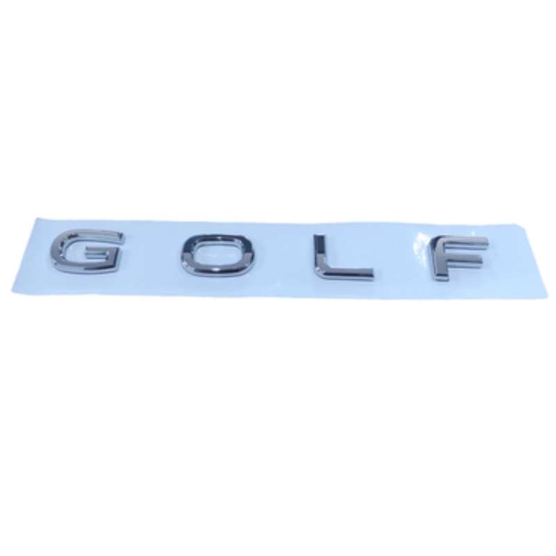 Golf Rear Badge Chrome