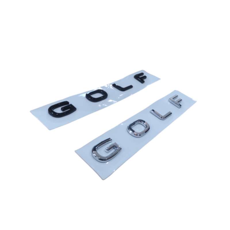 Golf Rear Badge Chrome