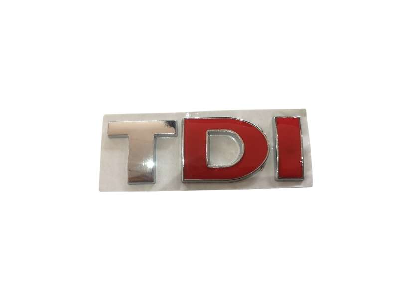 TDI Badge Red & Silver