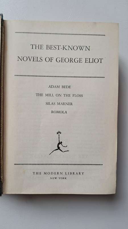 The Best Known Novels of George Eliot