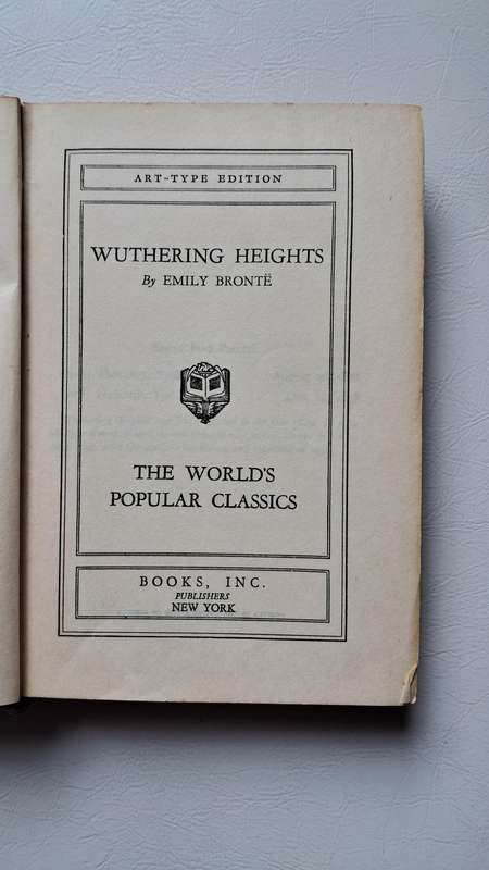 Wuthering Heights by Emily Brontë
