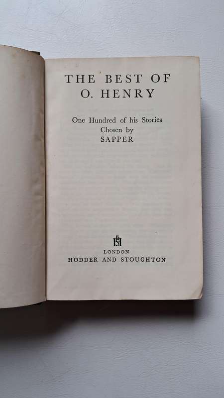 The Best of O. Henry by O. Henry