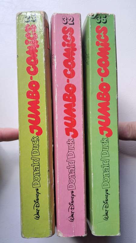 Donald Duck - Jumbo Comics Band 25, 32, and 35