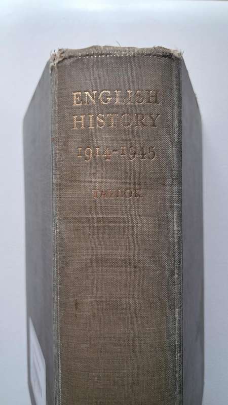 English History 1914-1945 by A. J. P. Taylor