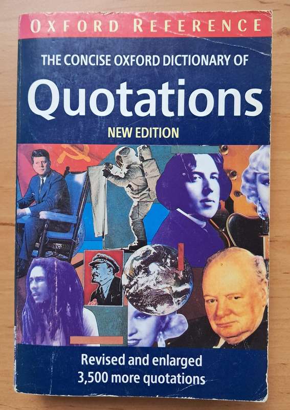 Concise Oxford Dictionary of Quotations
