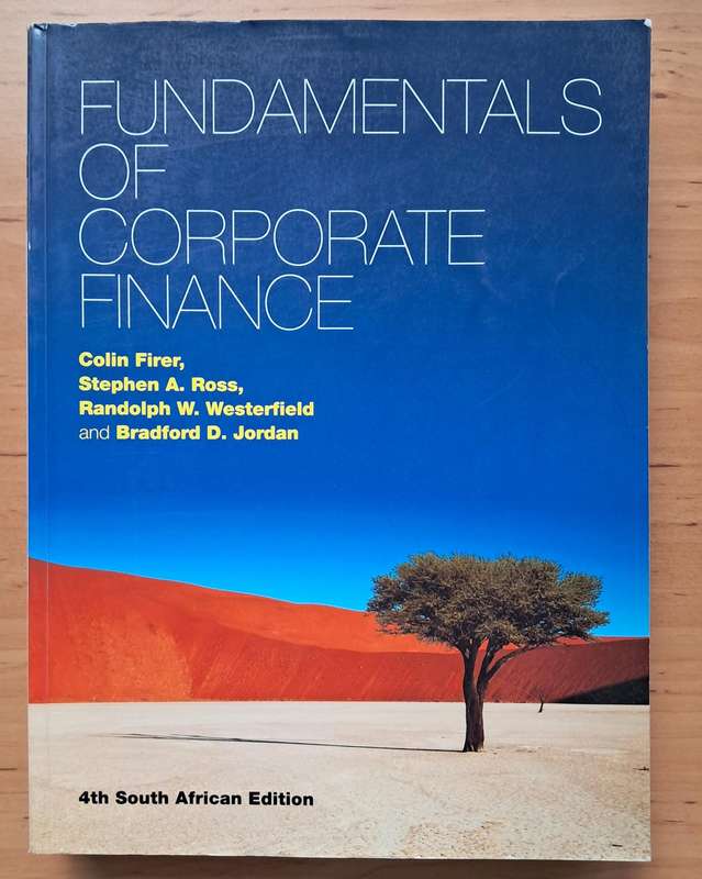 Fundamentals of Corporate Finance by Firer, Ross, Westerfield, and Jordan