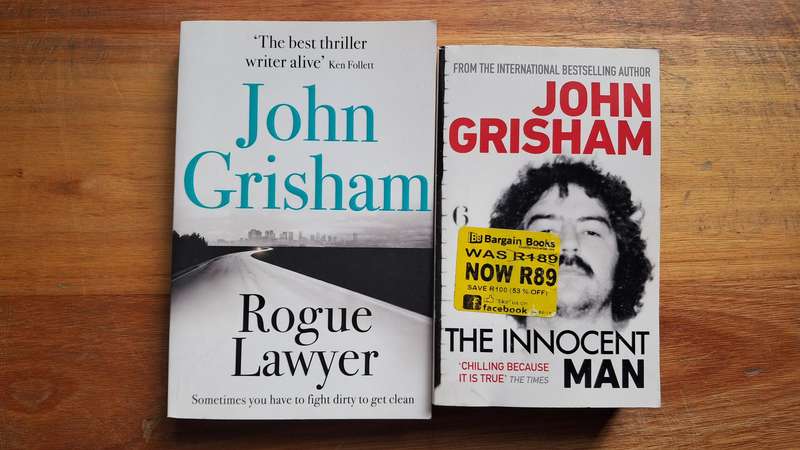 John Grisham 2-book Bundle: Rogue Lawyer + The Innocent Man