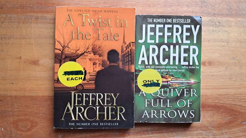 Jeffrey Archer 2-book Bundle: A Twist in the Tale + A Quiver Full of Arrows