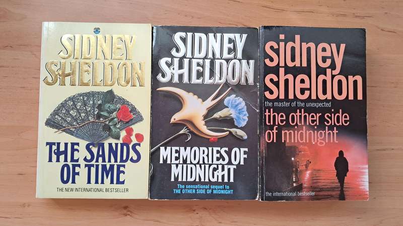 Sidney Sheldon 3-book Bundle: The Sands of Time, Memories of Midnight, + The Other Side of Midnight