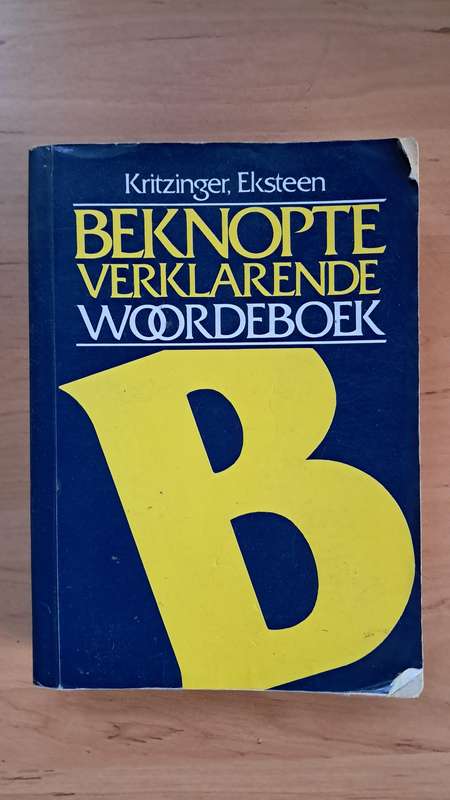 Beknopte Verklarende Woordeboek (Kritzinger, Eksteen)