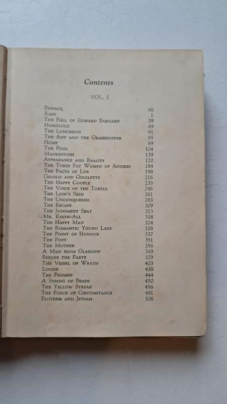 The Complete Short Stories of W.Somerset Maugham Vol.1