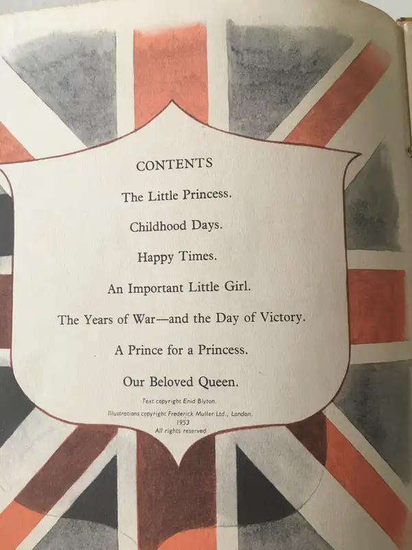 The Story of Our Queen by Enid Blyton - Vintage - Rare