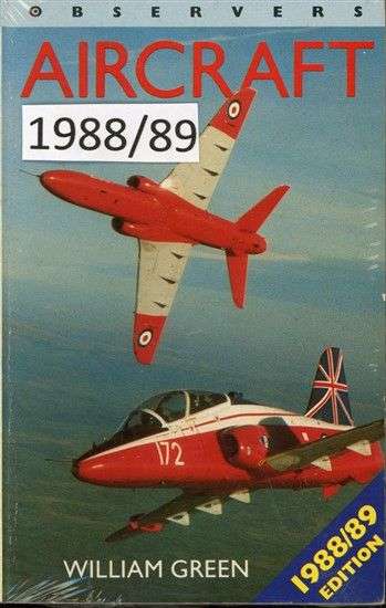 The Observer's Book of Aircraft 1988/89 (0723235341)(TAS018410) PRICE NEGOTIABLE