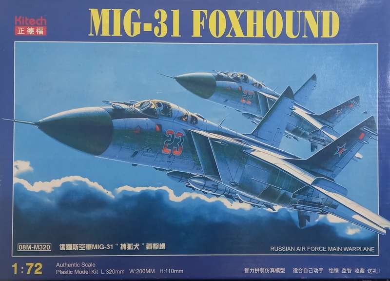 MiG-31 Foxhound - 1/72 Scale (Kitech)(08M-M320)(ON0318)
