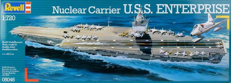 Nuclear Carrier U.S.S. Enterprise 1:720 Scale Revell 05046