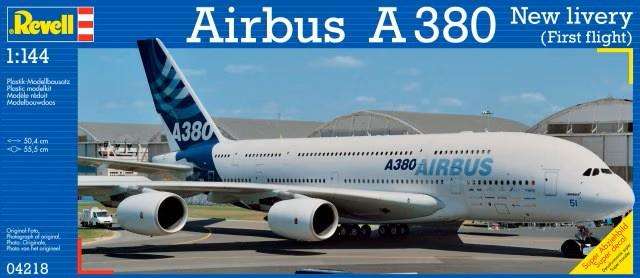 Airbus A380 New livery First flight 1/144 Scale Revell 04218